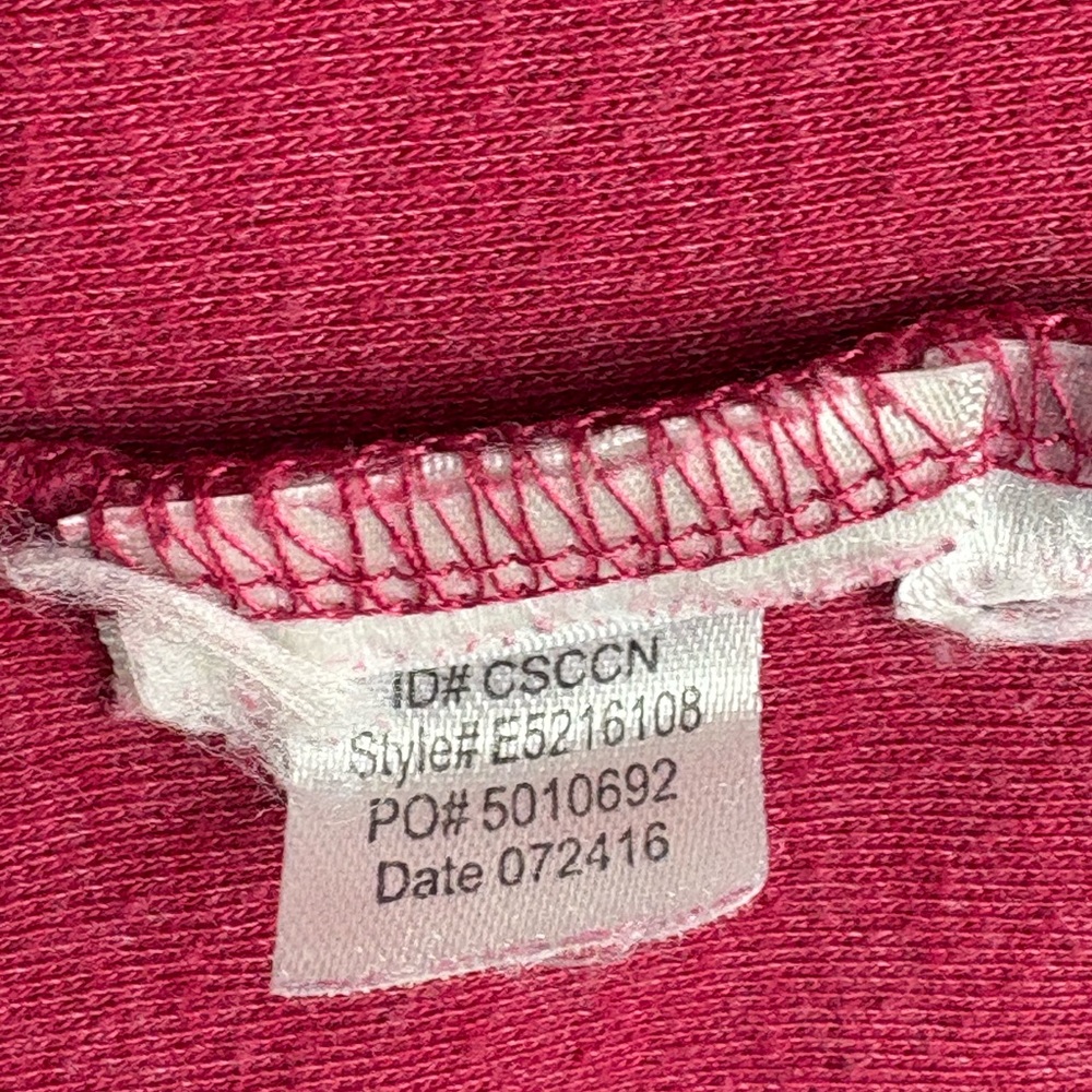 Eileen West Pink Red Nightgown W/ White Lace Trim some flaws size small - Picture 10 of 14